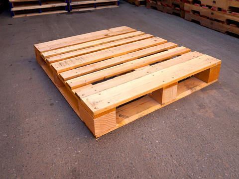 wooden block pallets