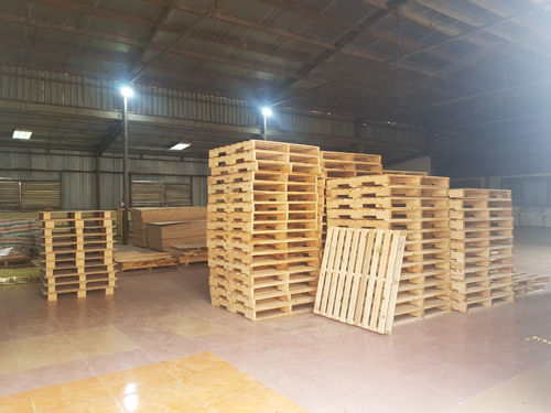 wooden pallets