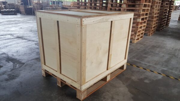 wooden shipping crate