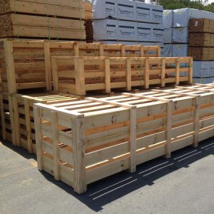 wooden crates