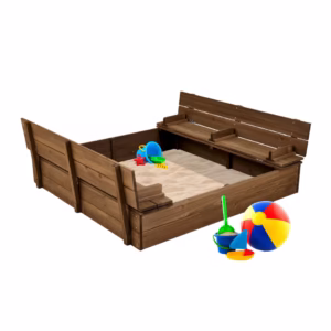 KIDS' OUTDOOR WOODEN SANDBOX