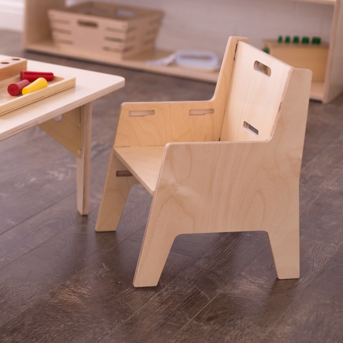 Montessori Weaning Table and Chair Set