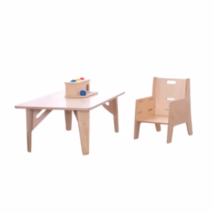 ADJUSTABLE WEANING TABLE AND CHAIR SET