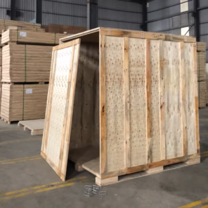 wooden storage crates