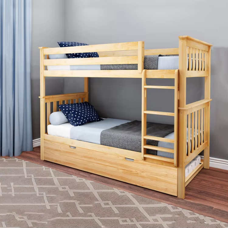 Wooden Kids Bunk Bed